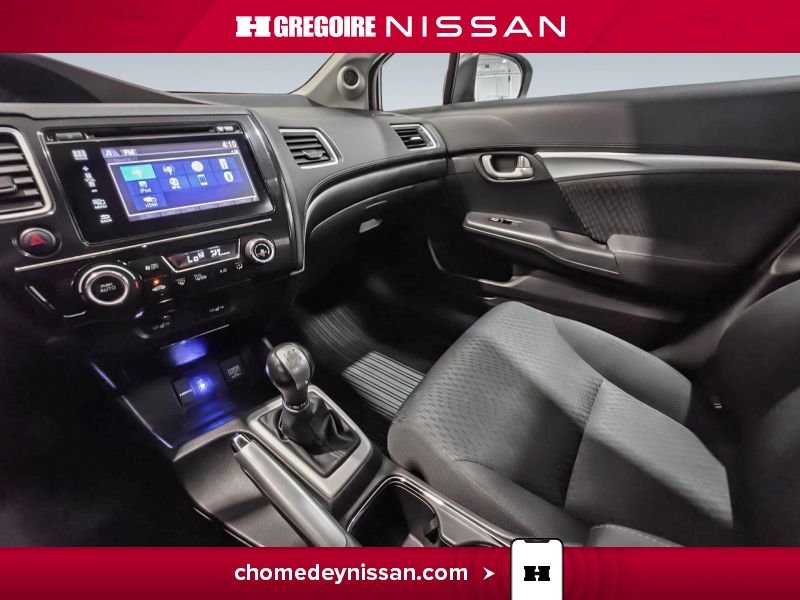 2015 Honda Civic Grey Saint-Eustache - photo #22