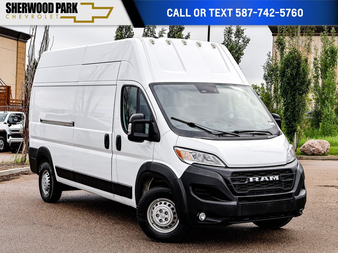 2024 Ram ProMaster Cargo Van Tradesman 3500 Super High Roof 159 WB w/Pass White Sherwood Park - photo #0