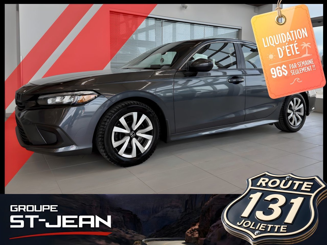 2023 Honda Civic Sedan Silver Notre-Dame-des-Prairies - photo #32