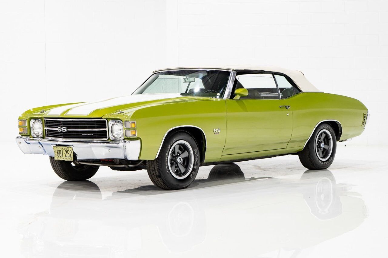 Chevrolet Chevelle SS Matching numbers 454 LS5 4-speed 1971 Vert Montréal - photo #54