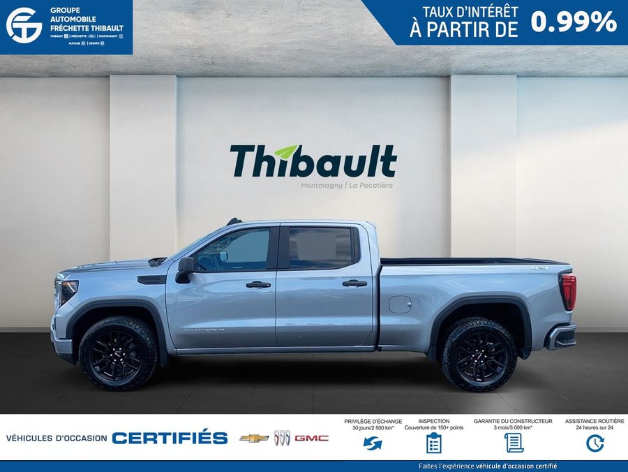 GMC SIERRA 150 Pro cabine multiplace 4RM 157 po 2024 Gris