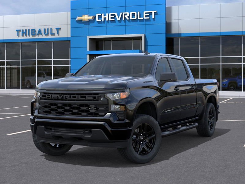 CHEVROLET Silverado 1500 Custom cabine multiplace 4RM 157 po 2026 NOIR Sherbrooke - photo #5
