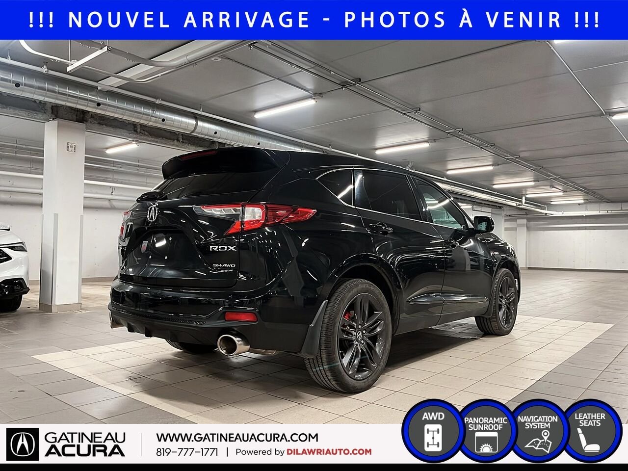 Acura RDX A-Spec SH-AWD 2021 Noir Ottawa & Gatineau - photo #4
