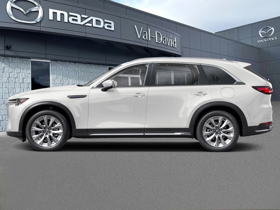 Mazda CX-90 hybride léger GT TI, MHEV 2026 Blanc rhodium métallisé