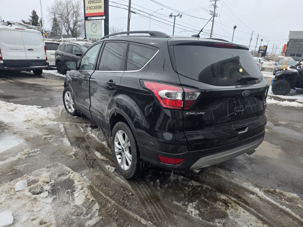 2018 Ford Escape Black  - photo #3