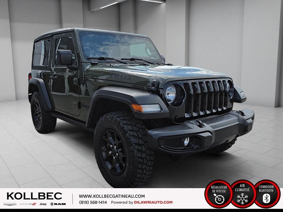 JEEP WRANGLER *** UN PROPRIO + CLEAN CARFAX *** 2023 Vert