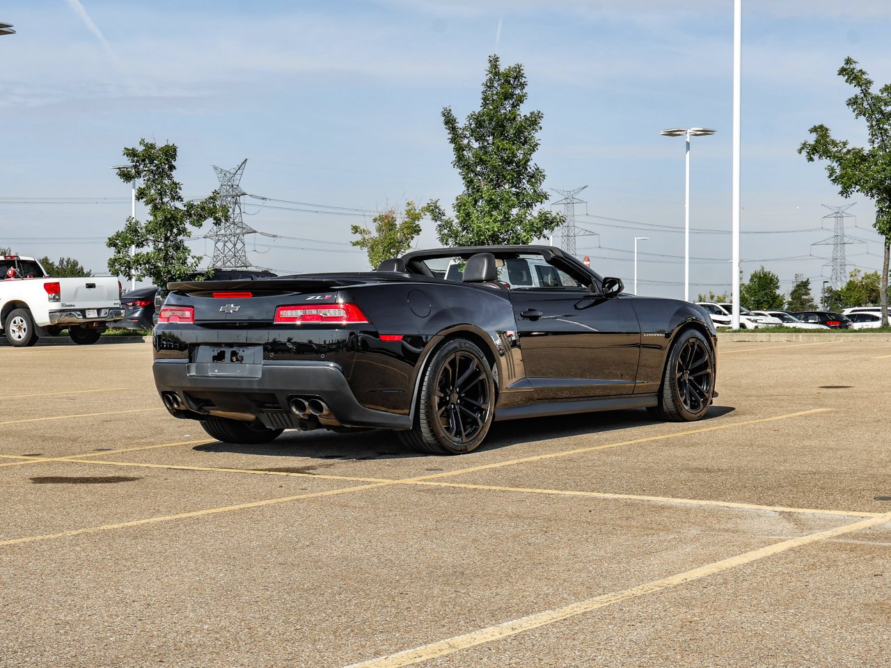 2014 Chevrolet Camaro 2dr Conv ZL1 Black Sherwood Park - photo #7