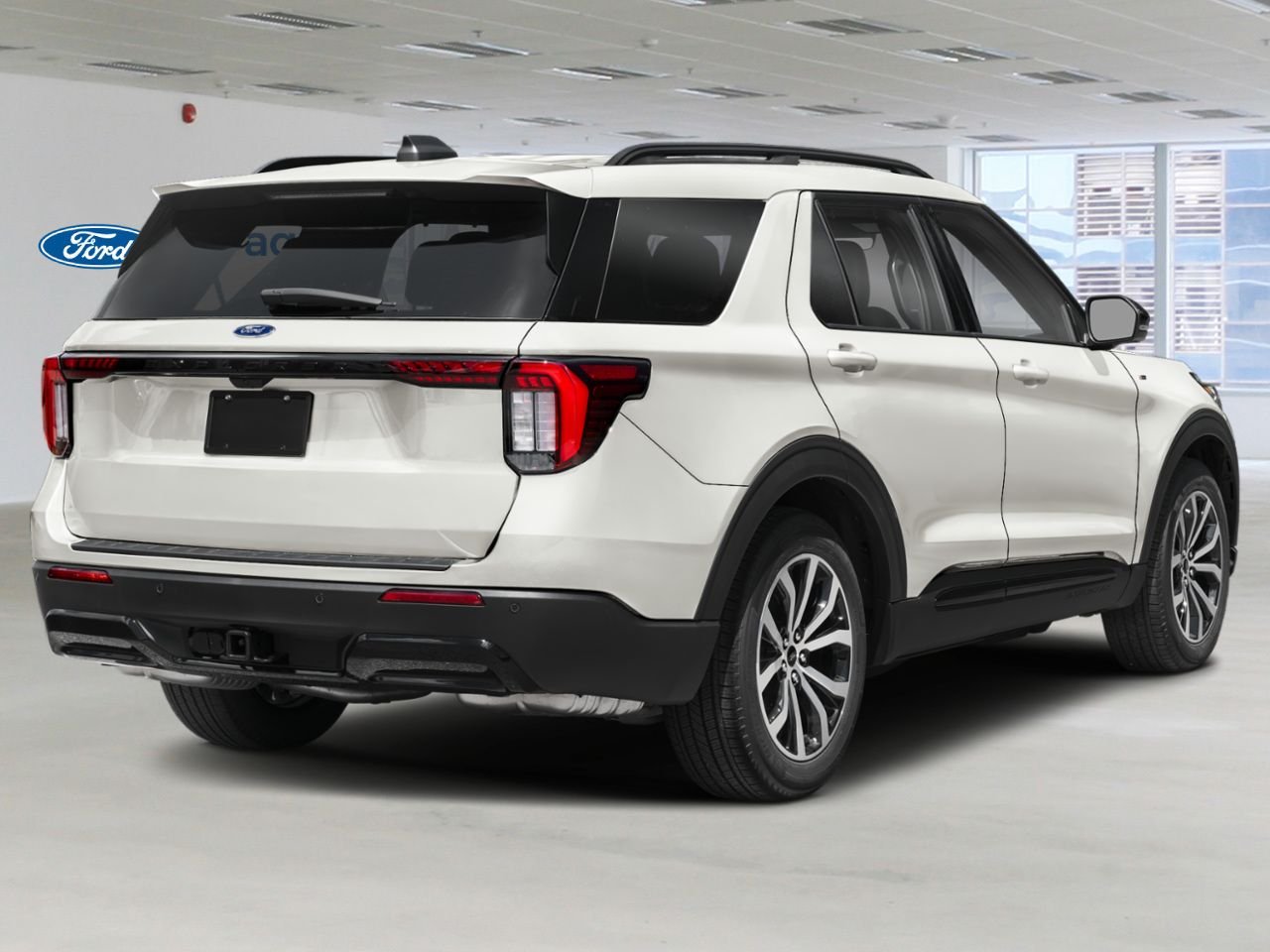 2026 Ford Explorer Star White Metallic Tri-Coat Rouyn-Noranda - photo #1