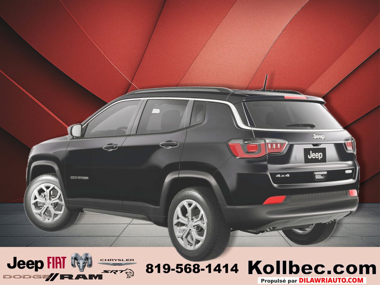 Jeep Compass Sport 4x4 2025 Couche nacrée cristal noir étincelant Ottawa & Gatineau - photo #1