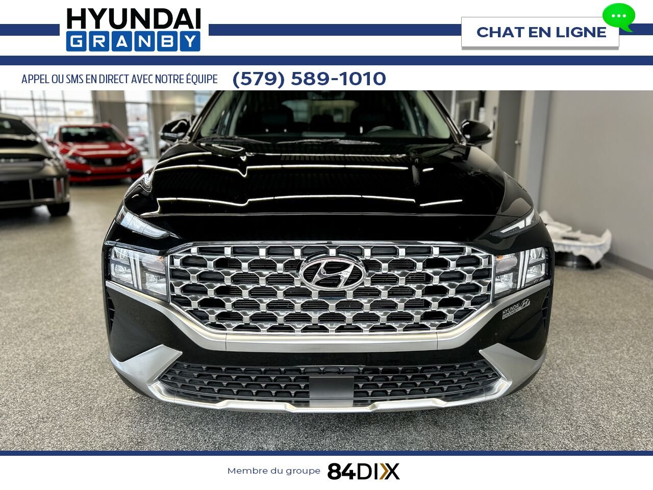 Hyundai Santa Fe 2022 Noir Granby - photo #2