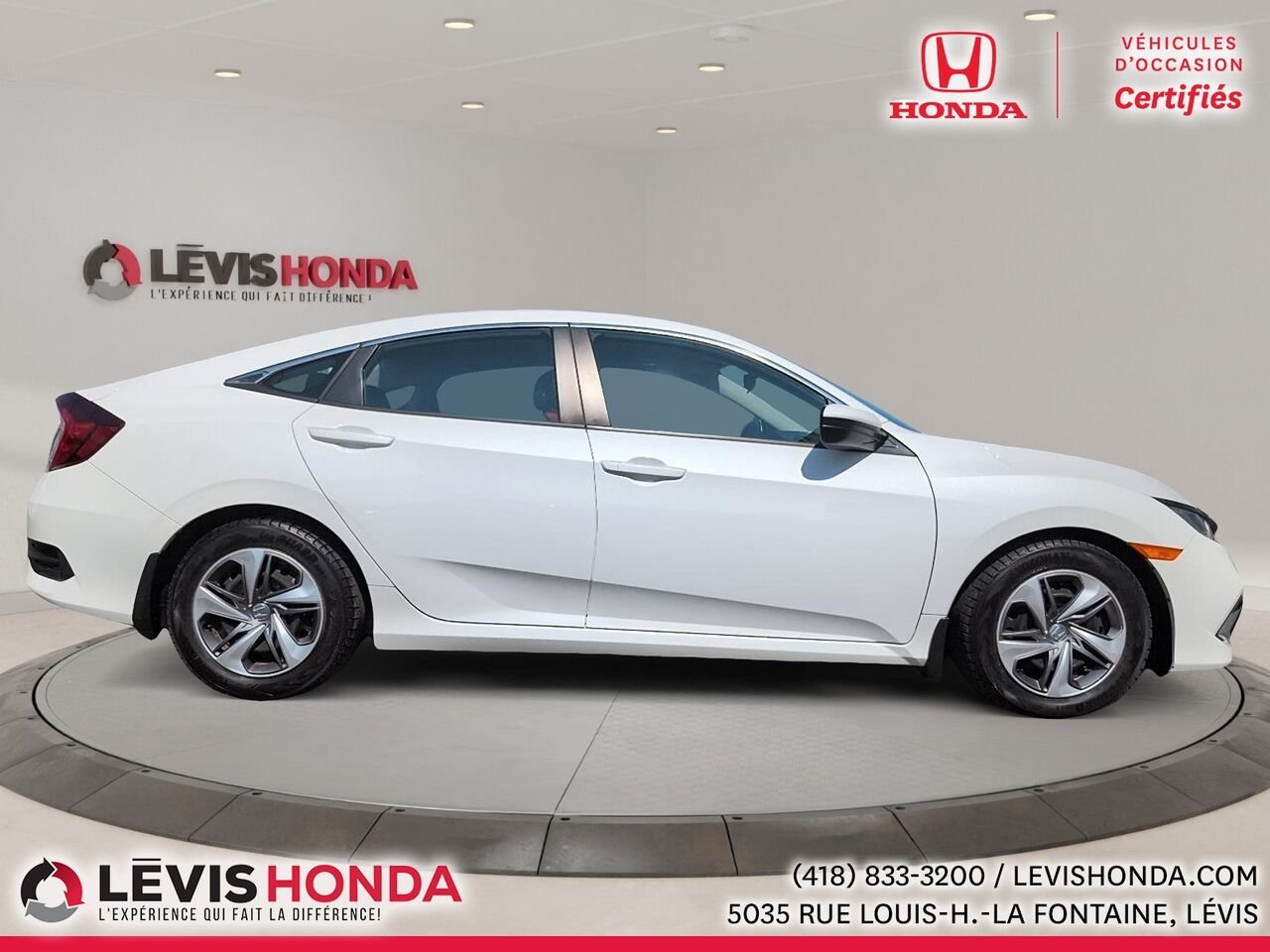 2019 Honda Civic LX LX BM White Lévis - photo #8