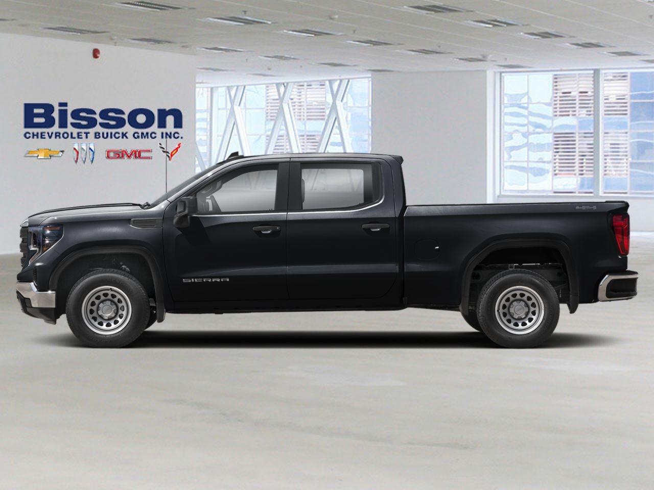 2026 GMC Sierra 1500 Pro cabine multiplace 4RM 157 po Onyx Black Thetford Mines - photo #1