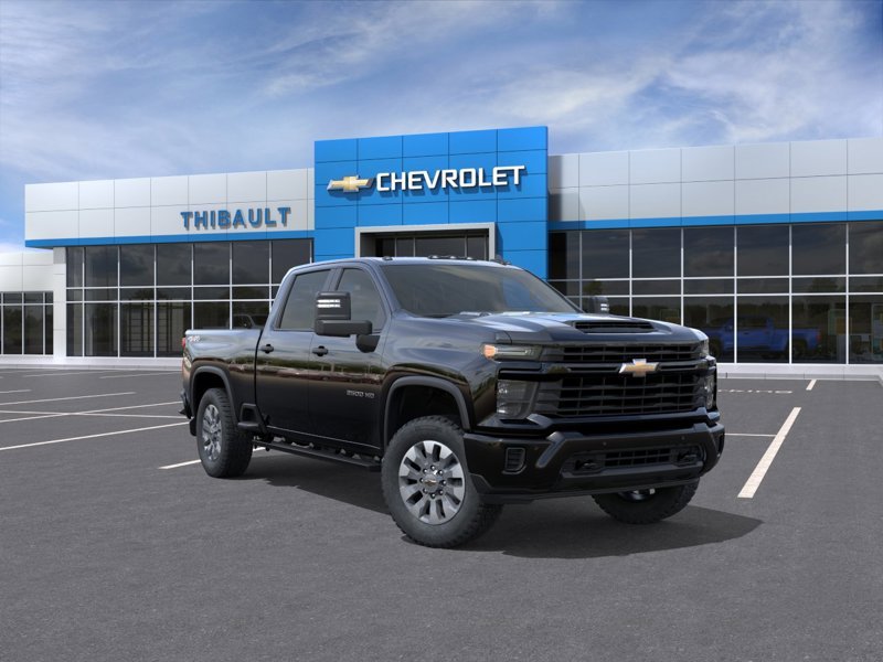 CHEVROLET Silverado 2500HD Custom cabine multiplace 4RM 159 po 2026 NOIR Sherbrooke - photo #0