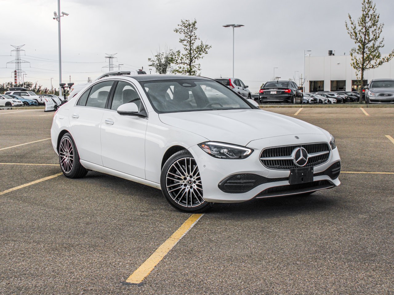 2024 Mercedes-Benz C-Class C 300 4MATIC Sedan White Sherwood Park - photo #1