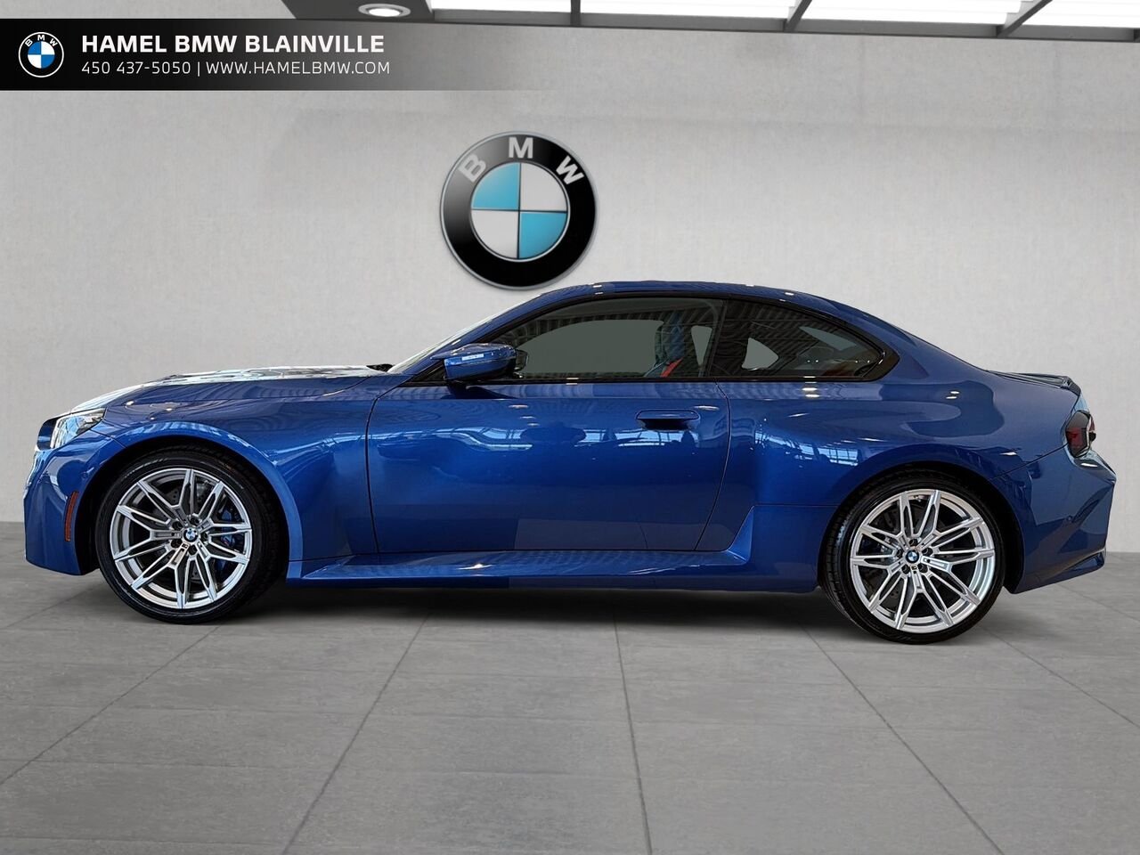 BMW M2 coupé 2026 Bleu Blainville - photo #4