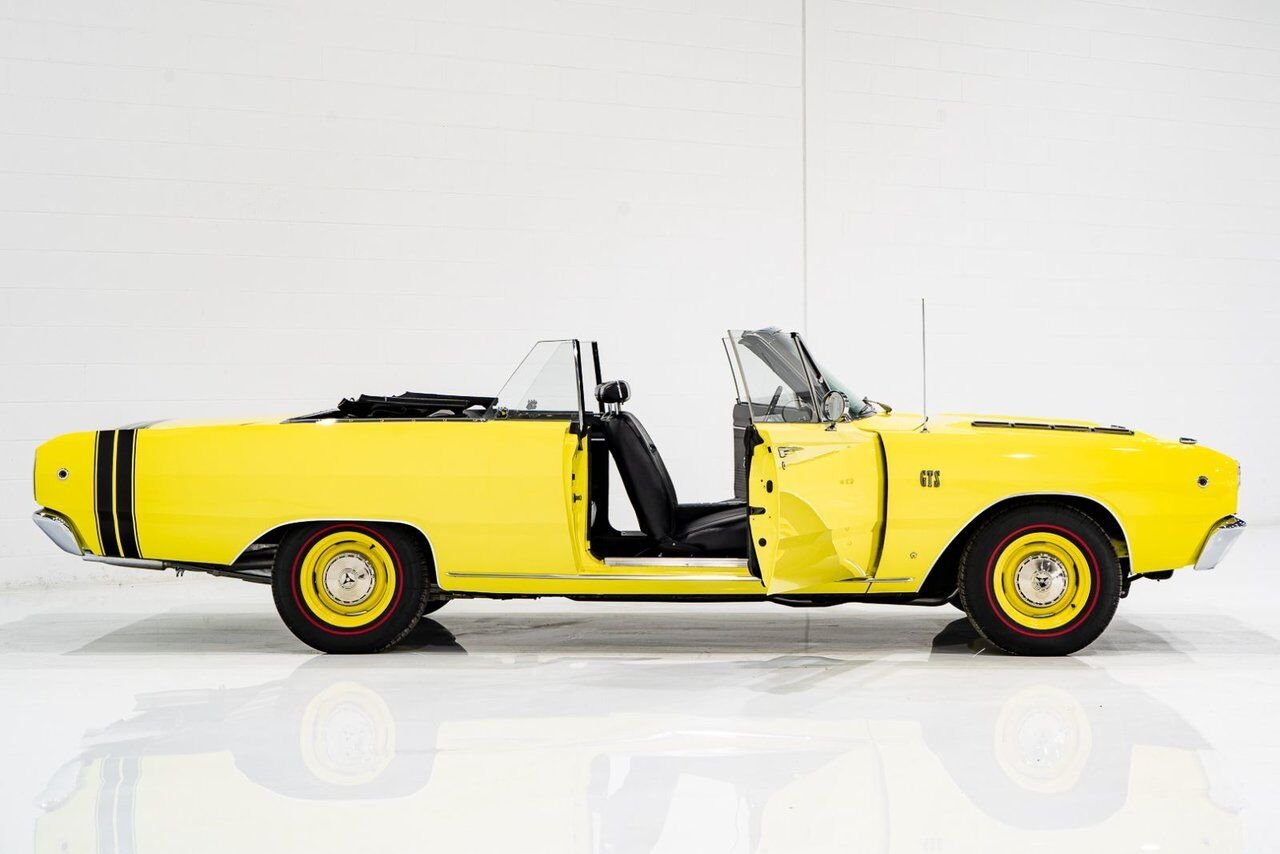 1968 Dodge Dart *PRIX EN USD* GTS Conv Matching #s 340 cu in With Original Built Sheet Yellow Montreal - photo #38