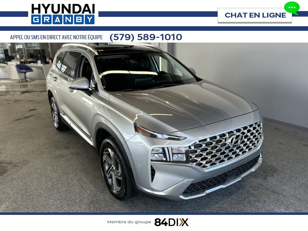 2022 Hyundai Santa Fe Silver Granby - photo #1