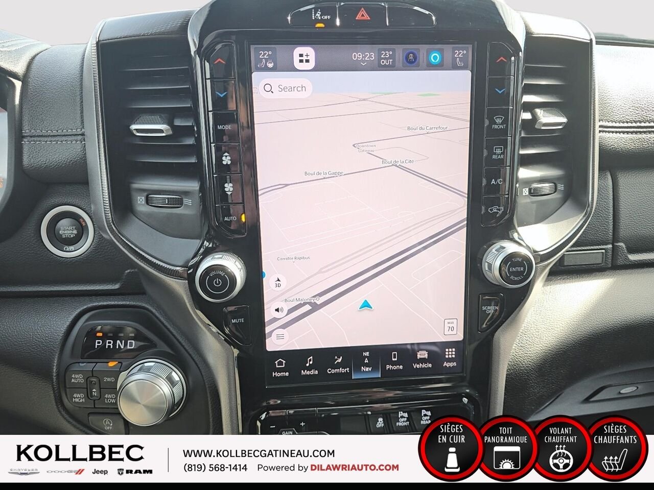 RAM 1500 SPORT Sport Crewcab 4x4 2025 Noir Ottawa & Gatineau - photo #3
