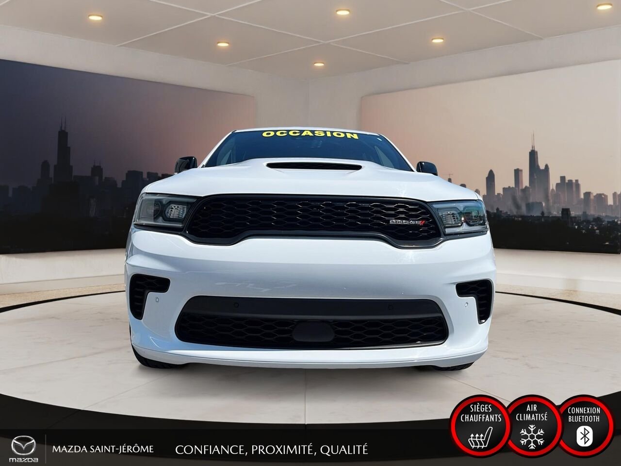 2024 Dodge Durango R/T Plus | GR.REMORQUAGE | TOIT OUVRANT | CUIR | White Saint-Jérôme - photo #2