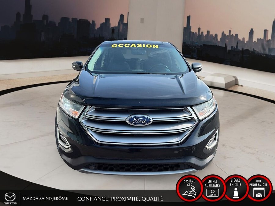 Ford Edge SEL | AWD | TOIT PANORAMIQUE | CUIR | 2018 Noir