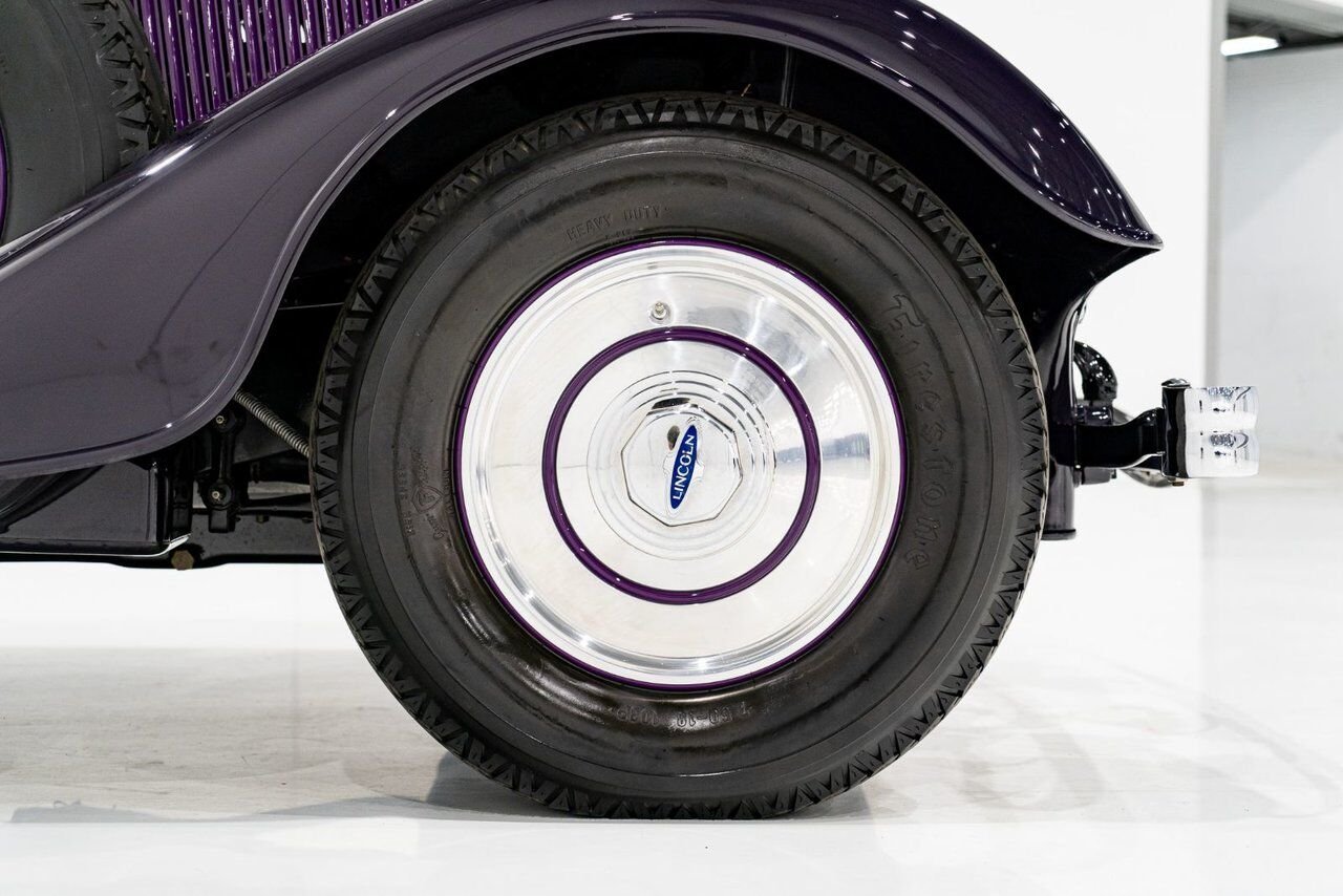 1933 Lincoln KB Victoria Coupe One Of 18 Built, And The Only Known Surviving **PRICE IN USD** Purple Montreal - photo #46