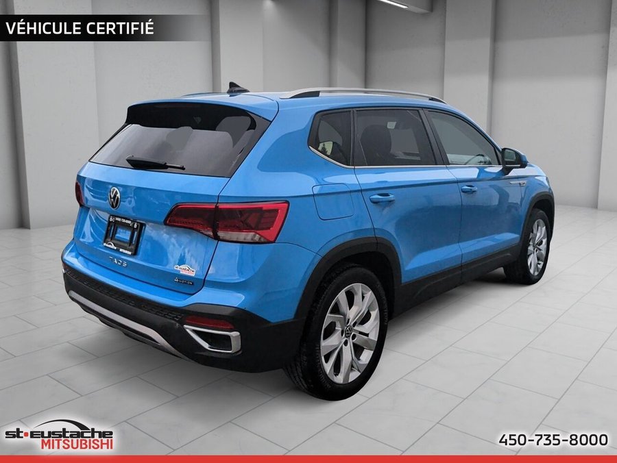 Volkswagen Taos Comfortline 4MOTION-TURBO-TOIT PANORAMIQUE-SIÈGES CHAUFFANTS-CARPLAY 2022 Bleu