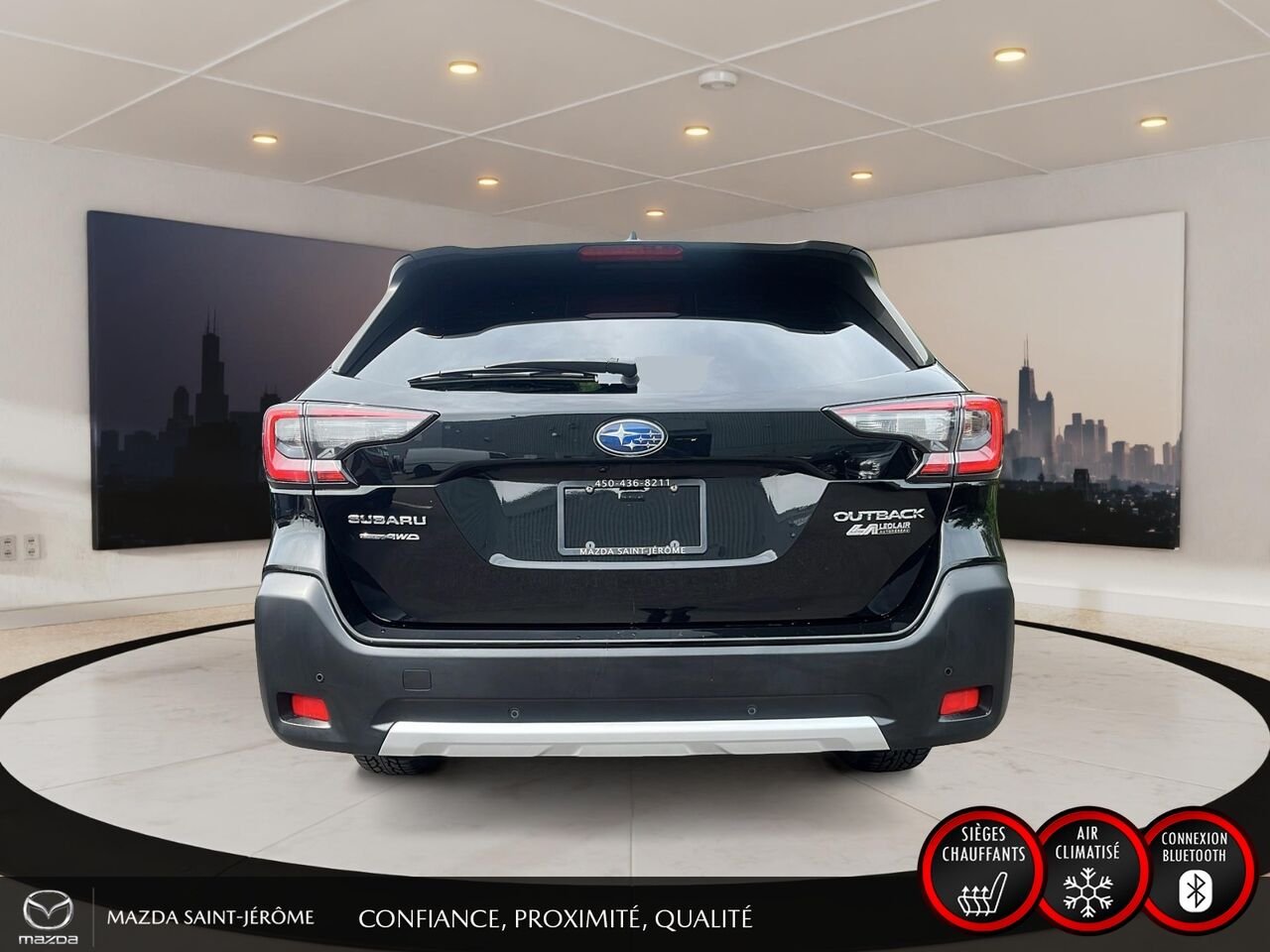 Subaru Outback Limited | TOIT OUVRANT | CUIR | AWD | 2023 Noir Saint-Jérôme - photo #6