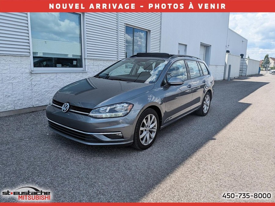 Volkswagen Golf SportWagen Comfortline 4MOTION avec boîte manuelle-CUIR-TOIT PANORAMIQUE-BLUETOOTH 2018 Gris