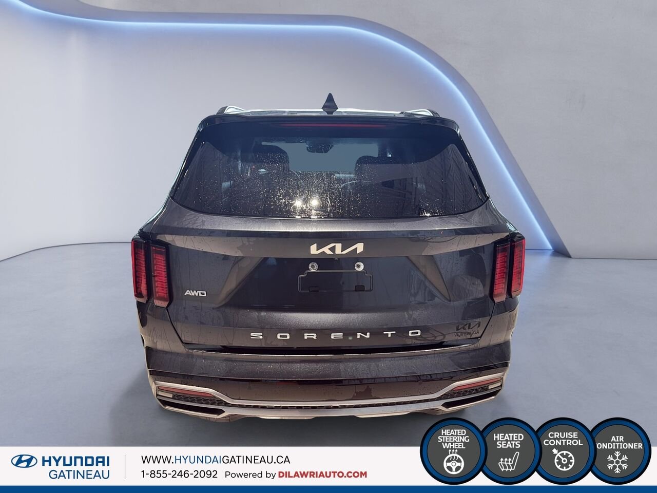 2022 Kia Sorento EX Traction Intégrale*** sieges en cuir ,sieges chauffants , awd *** Grey Ottawa & Gatineau - photo #2