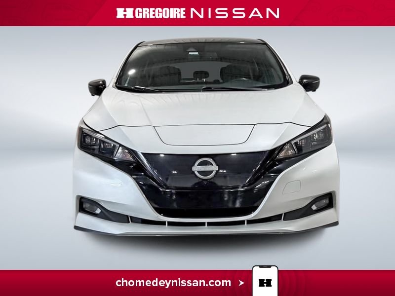 Nissan Leaf CL6917 | SL PLUS * Mag * Cuir * Volant Chauffant * 2023 Blanc Laval - photo #1