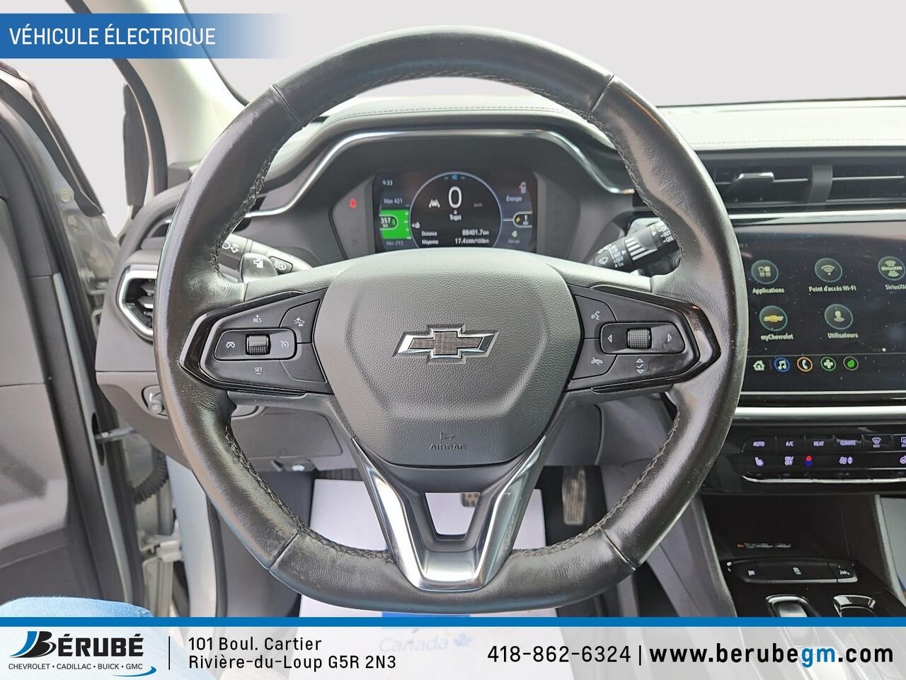 CHEVROLET BOLT EUV 2 LT Standard 2023 Gris Rivière-du-Loup - photo #10
