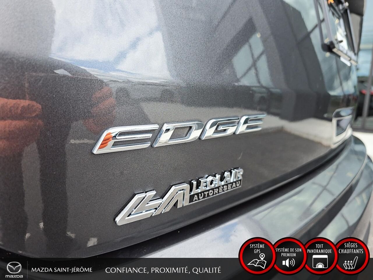 2020 Ford Edge ST | TOIT PANO | AWD | CUIR | Grey Saint-Jérôme - photo #9