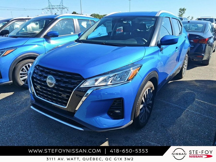 Nissan Kicks SV TA k6501a 2021 Bleu