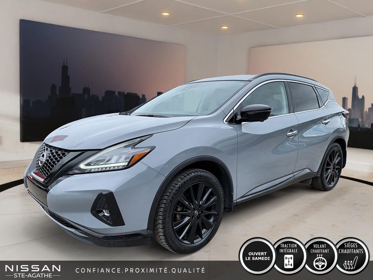 Nissan Murano MIDNIGHT | AWD | NAVIGATION | CUIR | TOIT | PANO | 2023 Gris Saint-Jérôme - photo #0
