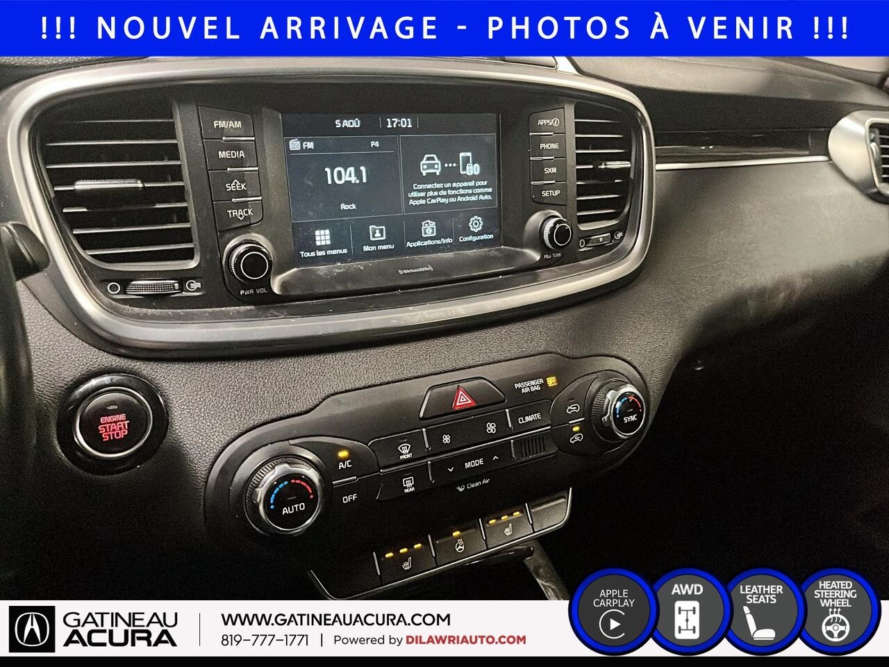 2018 Kia Sorento EX Turbo AWD Black Ottawa & Gatineau - photo #10