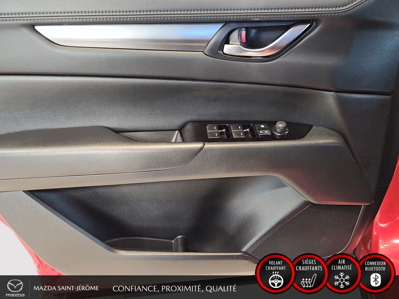 2024 Mazda CX-5 GS | AWD | SIMILICUIR | HAYON ÉLECTRIQUE | VOLANT CHAUFFANT Red Saint-Jérôme - photo #12