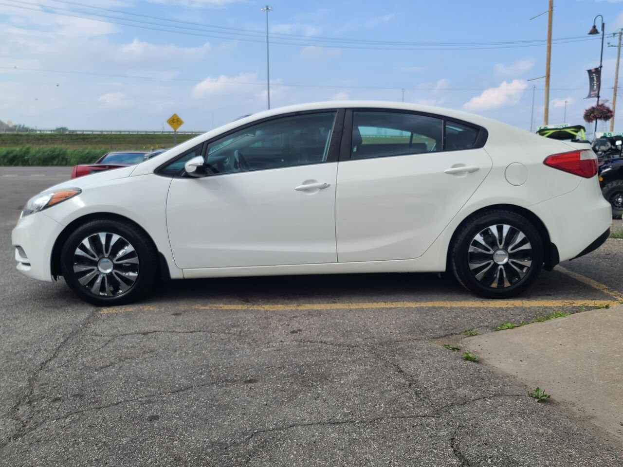 Kia Forte 2015 Blanc Longueuil, - photo #3
