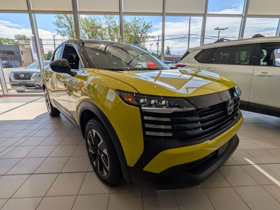 NISSAN Kicks 2026 2026 Jaune yuzu métallisé/Noir intense