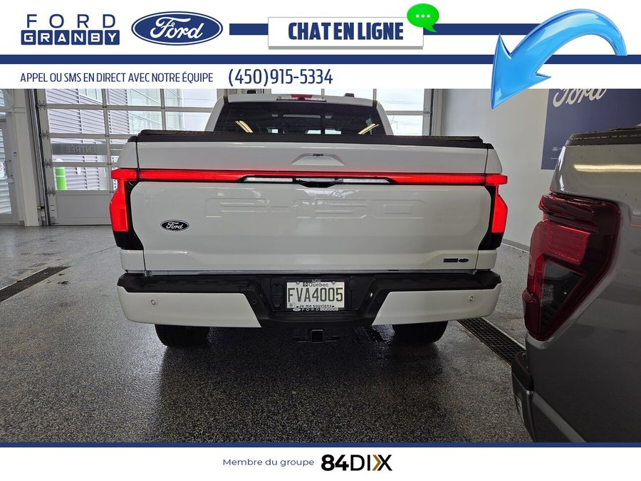 2025 Ford F-150 LIGHTNING LARIAT, CUIR, TOIT White