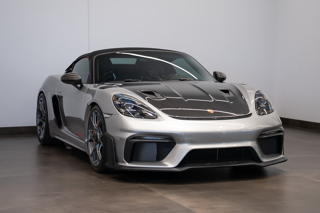 Porsche 718 Spyder RS Roadster Spyder 2024 Argent Kirkland - photo #2