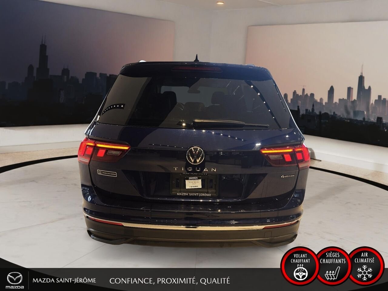 Volkswagen Tiguan CUIR | TOIT PANORAMIQUE | MAGS | AWD | 2022 Bleu Saint-Jérôme - photo #6