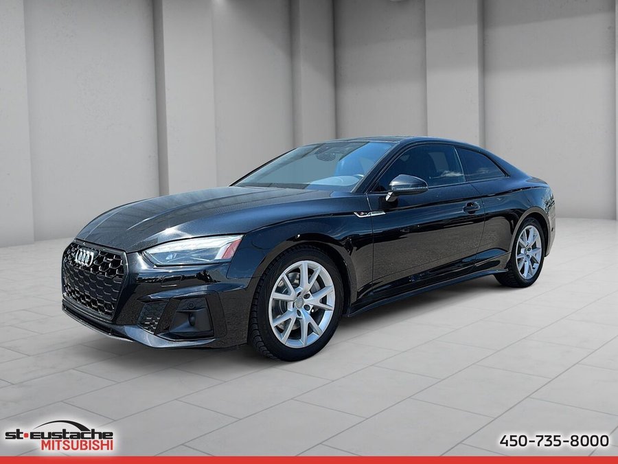 Audi A5 coupé Technik 2.0 TFSI quattro-cuir-toit panoramique-sièges électrique chauffants 2021 Noir
