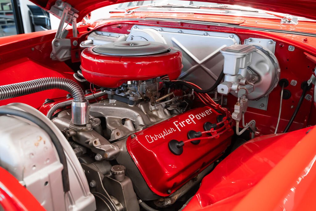 1955 Chrysler New Yorker PRIX IN USD St.Regis | CAR IN MILES Red Montreal - photo #21