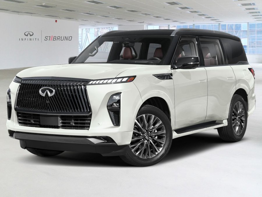 INFINITI QX80 2027 2027 Blanc brillant/Noir obsidienne