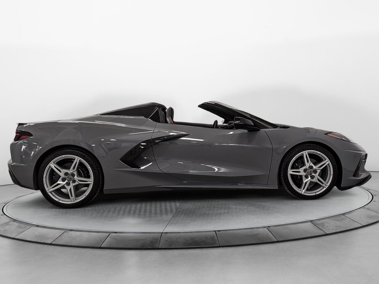 CHEVROLET CORVETTE STINGRAY CABRIOLET Exhaust Performance Suspension Active Bas Km 2024 GRIS LOUP DE MER- TRIPLE COUCHE Sherbrooke - photo #7