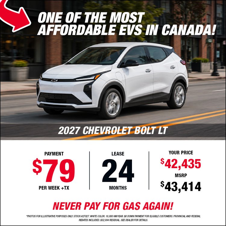 Gatineau GM promo BOLT LT 2027 aout EN