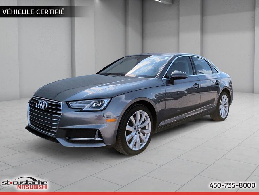 Audi berline A4 Komfort TFSI-CUIR-TOIT OUVRANT-SIÈGES CHAUFFANTS 2019 Gris