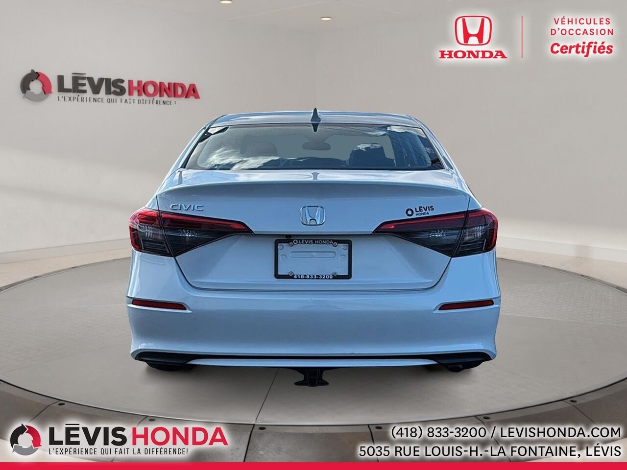 Honda Civic EX EX CVT 2024 Blanc Lévis - photo #10