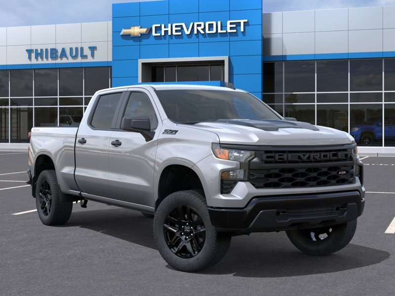 CHEVROLET SILVERADO 1500 Custom Trail Boss cabine multiplace 4RM 157 po 2026 Gris Sherbrooke - photo #6