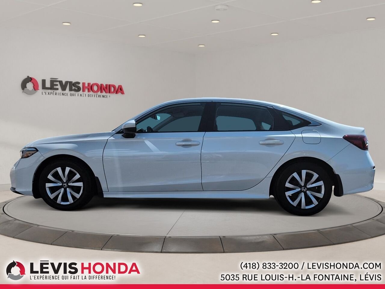 Honda Civic LX LX CVT 2025 Blanc Lévis - photo #12